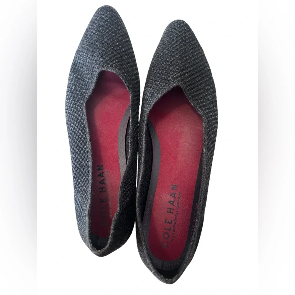 Cole Haan Springfeel Stitchlite Skimmer charcoal gray/black Ballet flats